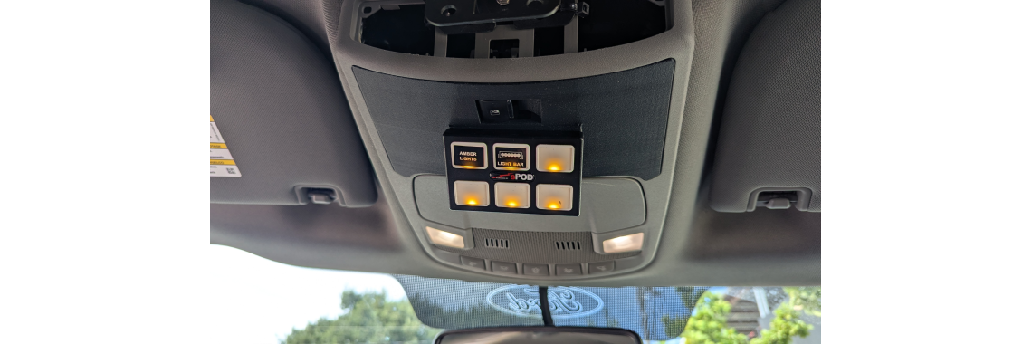 17-21 upper console panel