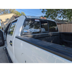 11" by 3" banner sticker